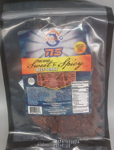 DOUBLE G JERKY- NATE SEXTON'S SWEET & SPICY- 2.5 OZ