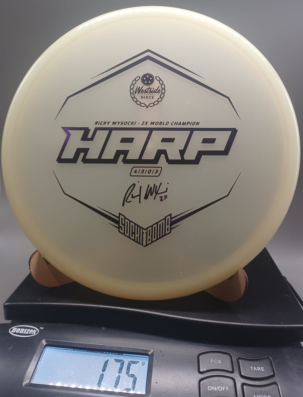 RICKY WYSOCKI SOCKIBOMB MOONSHINE HARP 173-176 GRAMS
