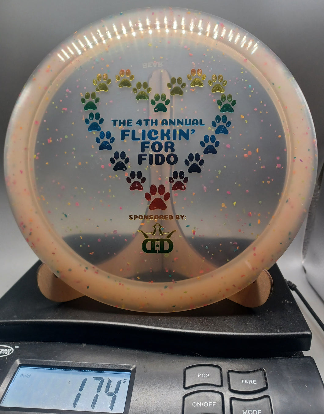 *FLICKIN' FOR FIDO* WESTSIDE DISCS VIP CONFETTI BEAR, ALL WEIGHTS