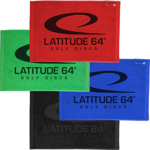LATITUDE 64 DISC GOLF TOWEL - 16" X 24" - LIME